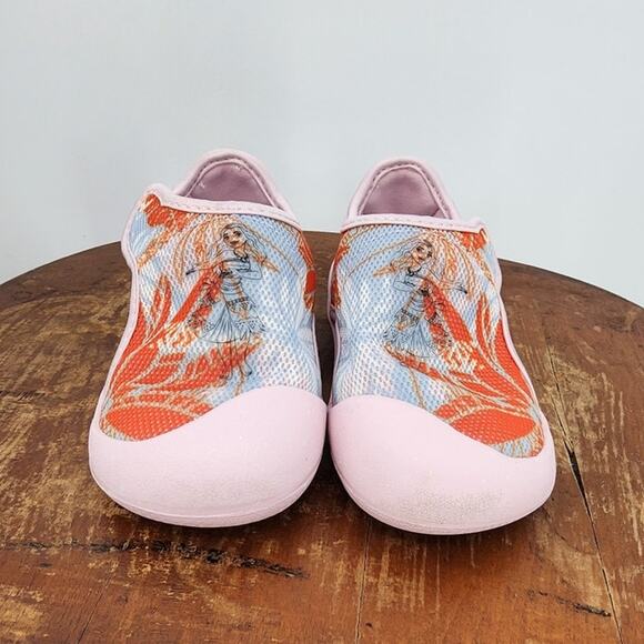 Girl's Adidas X Disney Moana Slip On Sneakers Water Pool Shoes Size 5C 5K - Picture 4 of 10